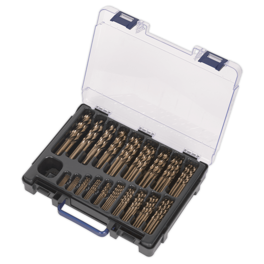 Sealey HSS Cobalt Drill Bit Set 170pc 1-10mm Model No- DBS170CB