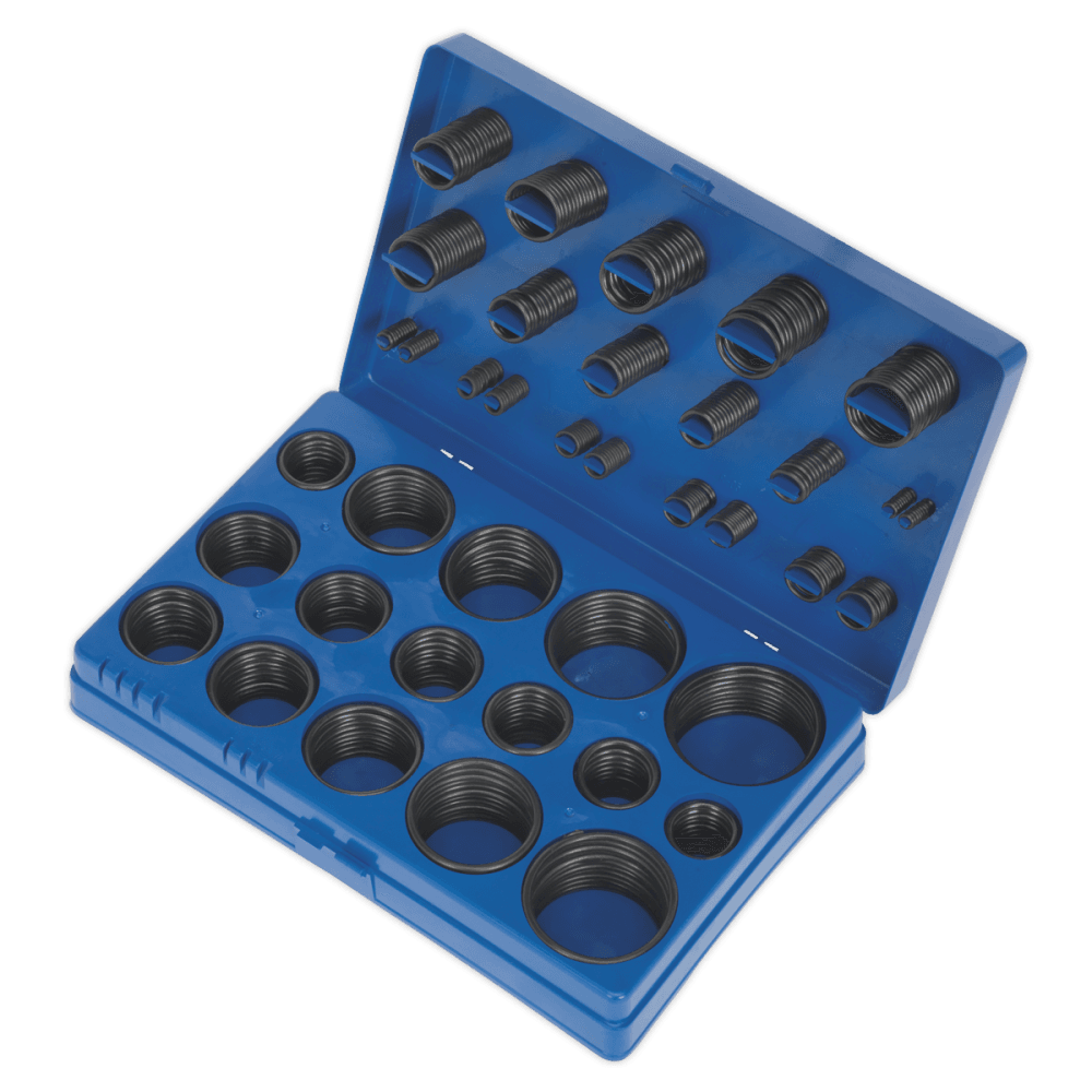 Sealey Rubber O-Ring Assortment 407pc Imperial Model No- BOR407