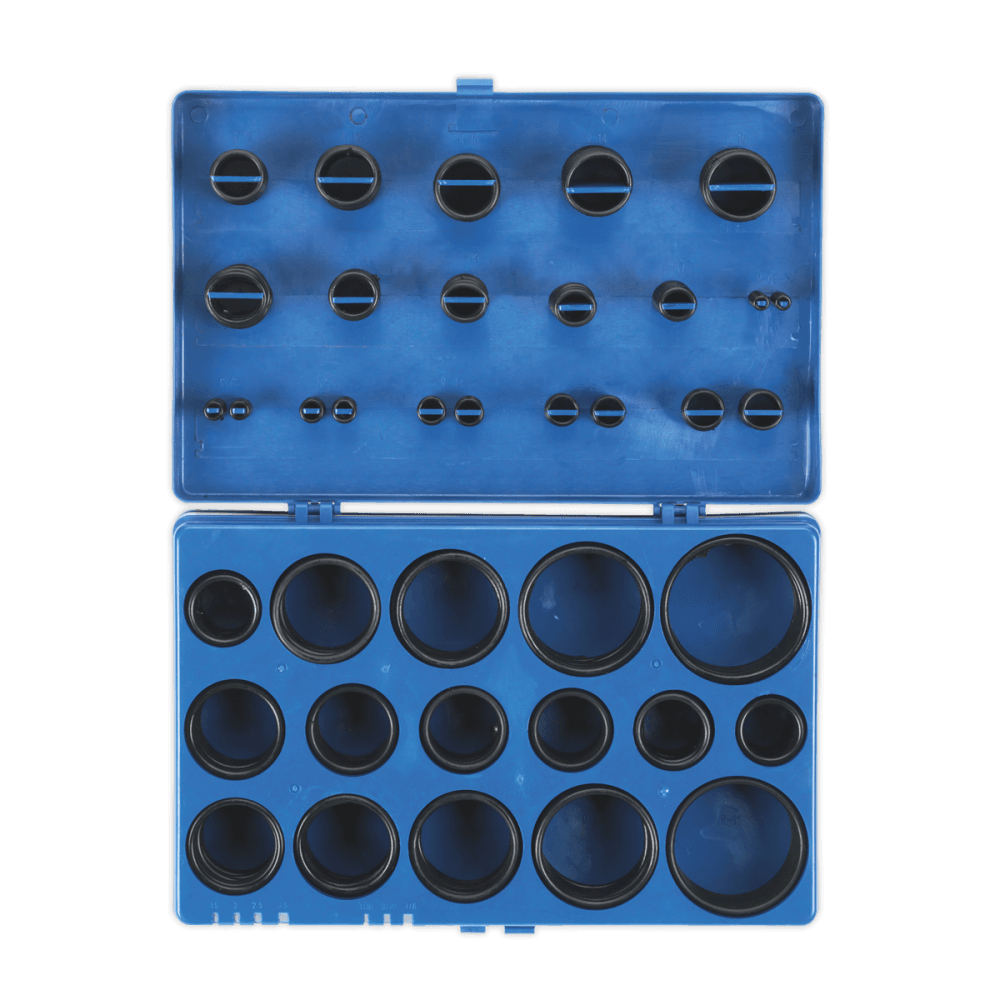 Sealey Rubber O-Ring Assortment 407pc Imperial Model No- BOR407