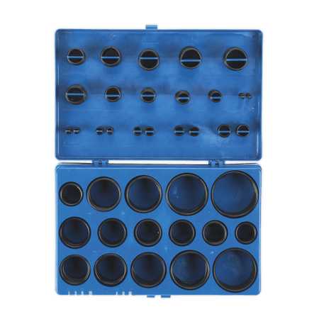 Sealey Rubber O-Ring Assortment 407pc Imperial Model No- BOR407