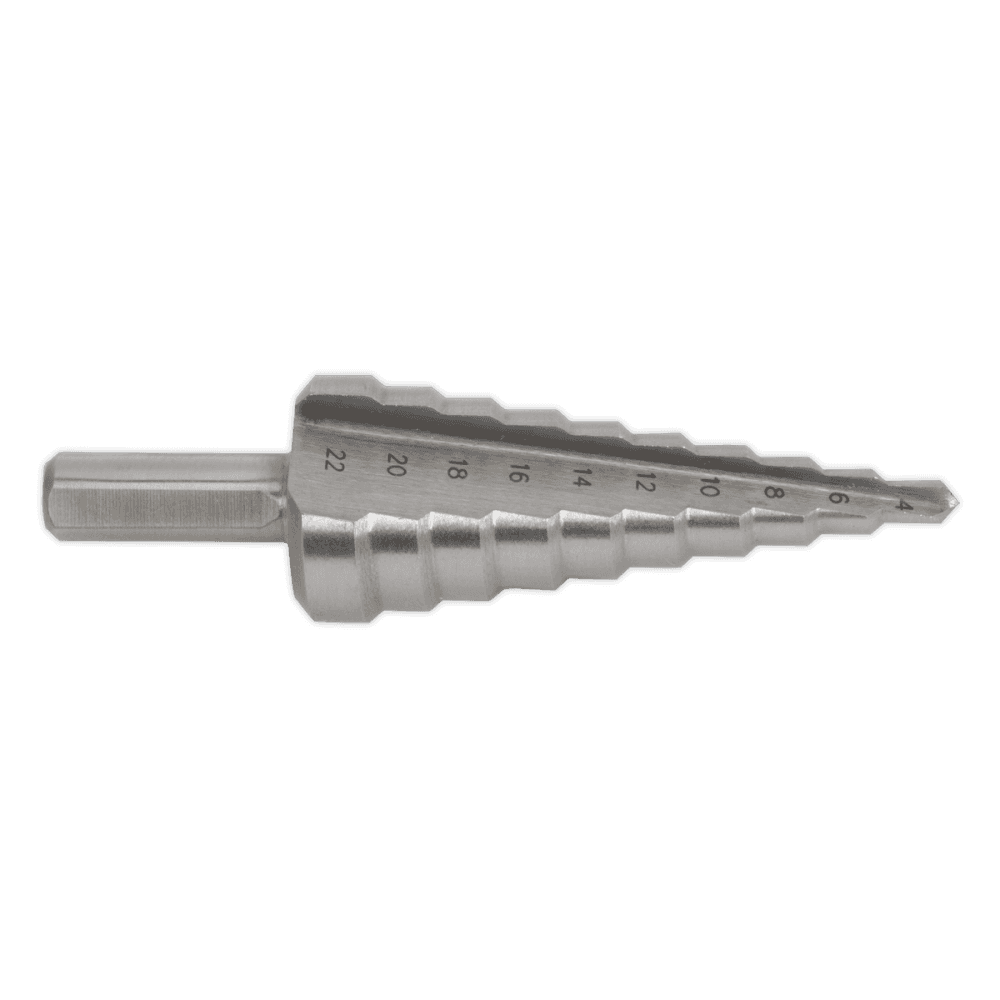 Sealey HSS 4341 Step Drill Bit 4-22mm Double Flute Model No- AK4744