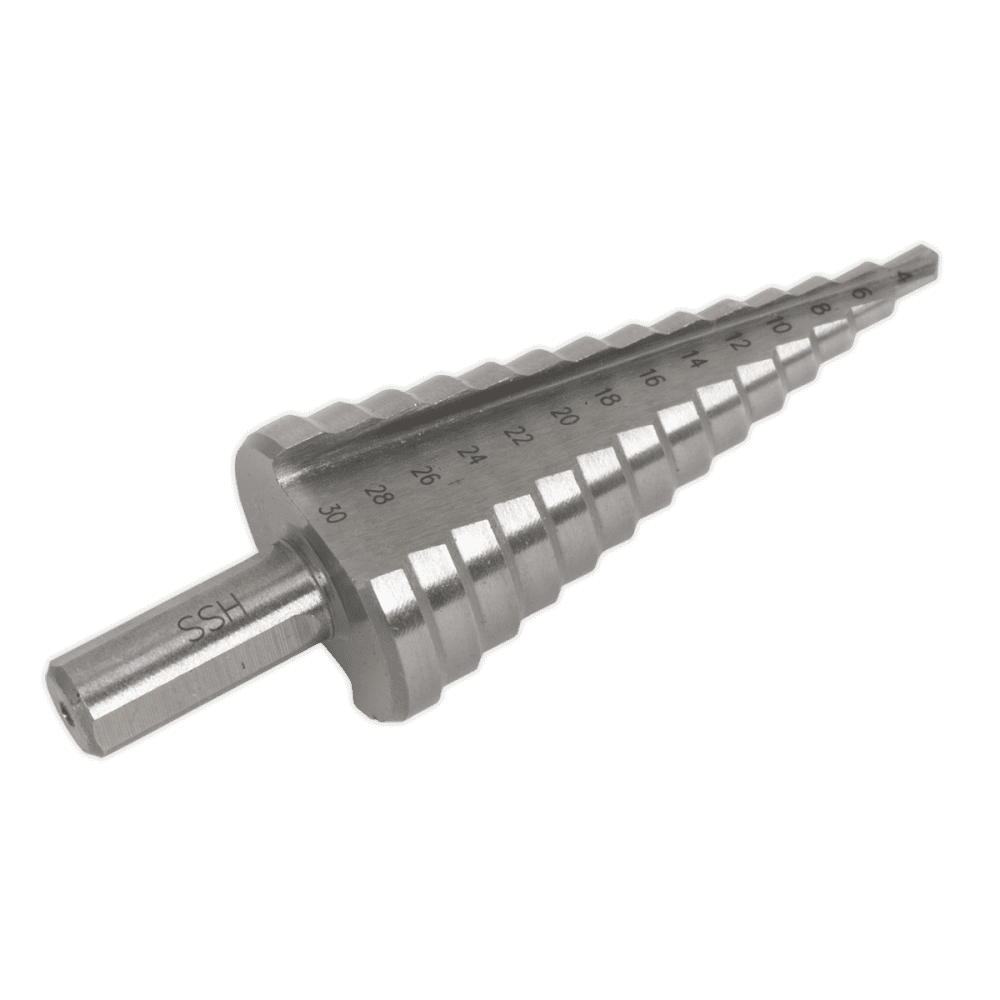 Sealey HSS 4341 Step Drill Bit 4-30mm Double Flute Model No- AK4745