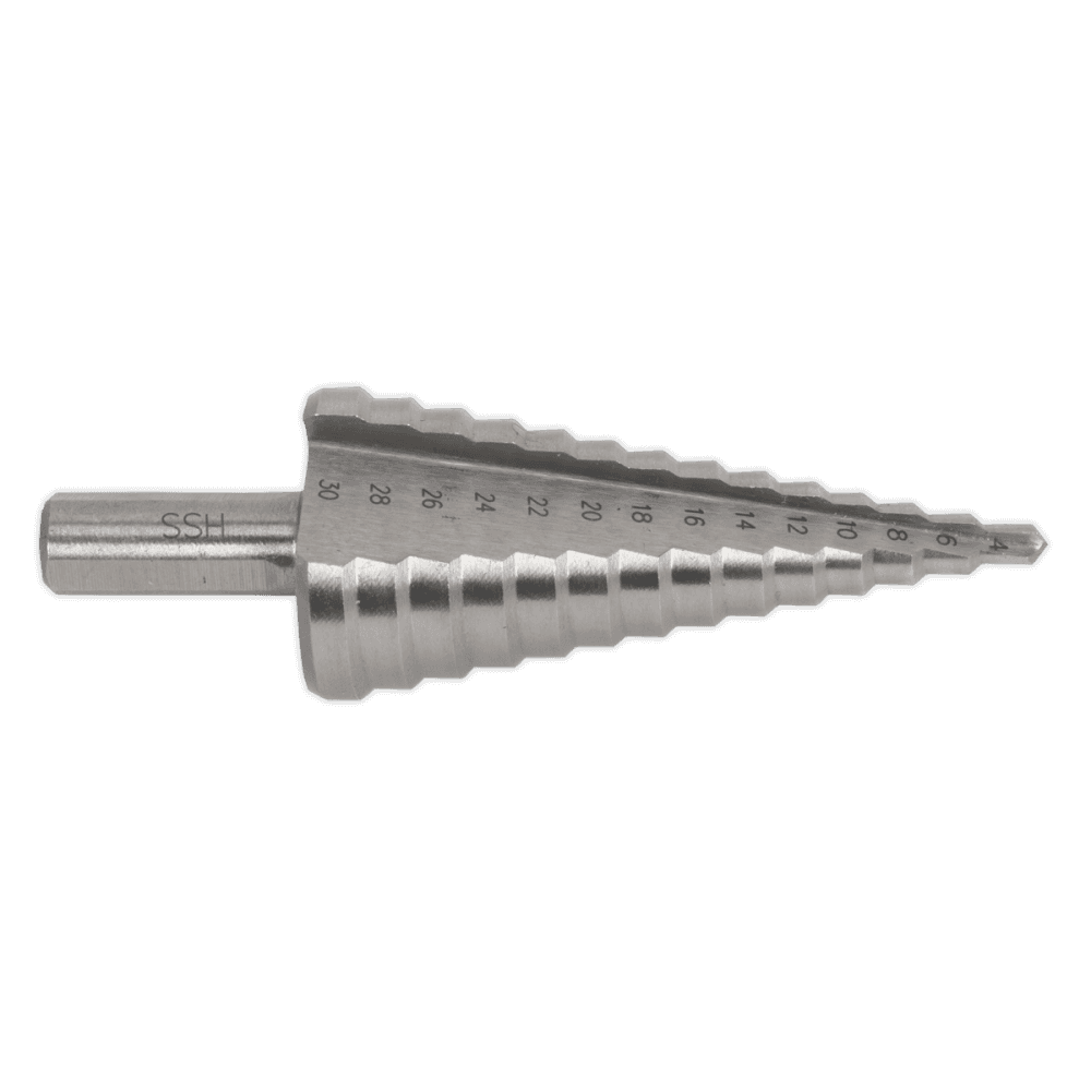 Sealey HSS 4341 Step Drill Bit 4-30mm Double Flute Model No- AK4745