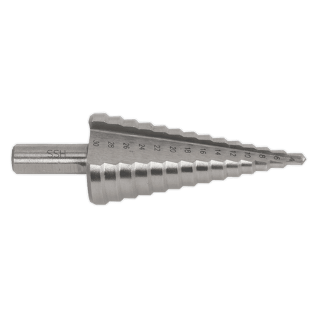 Sealey HSS 4341 Step Drill Bit 4-30mm Double Flute Model No- AK4745
