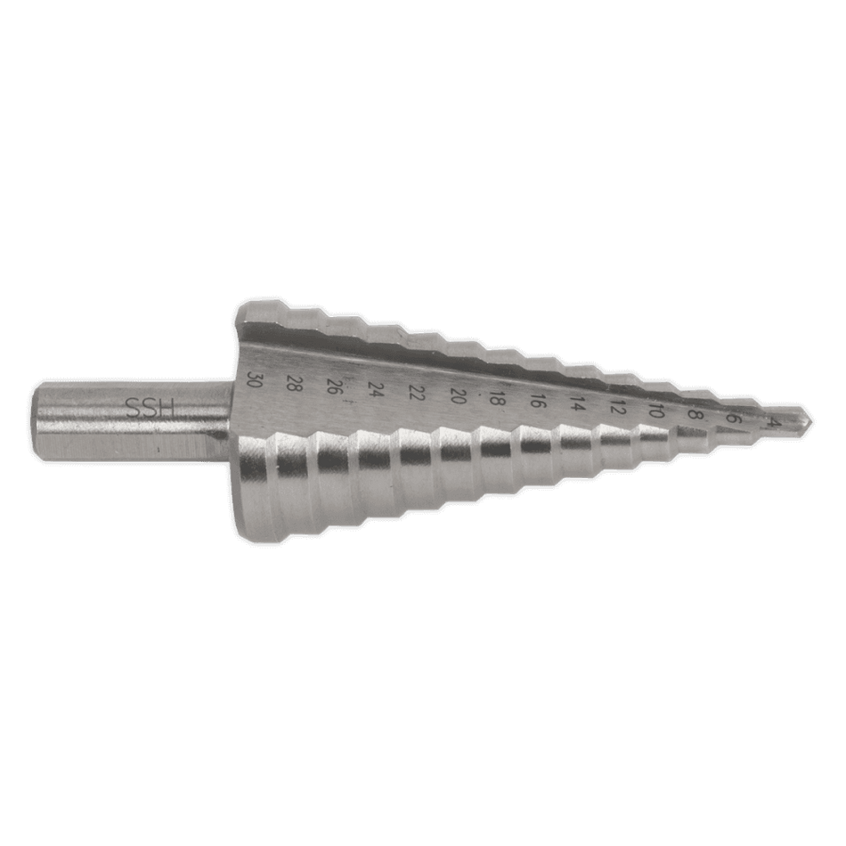 Sealey HSS 4341 Step Drill Bit 4-30mm Double Flute Model No- AK4745