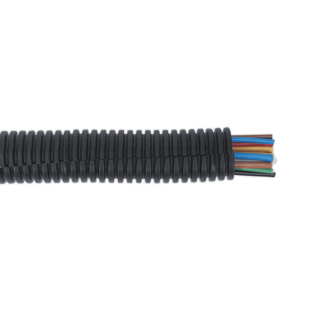 Sealey Split Convoluted Cable Sleeving Split 17-21mm 10m Model No- CTS1710