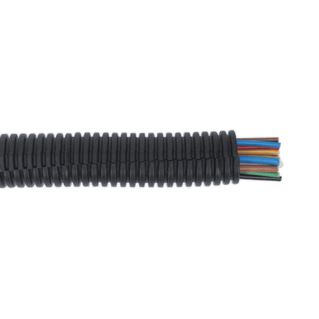 Sealey Split Convoluted Cable Sleeving Split 17-21mm 10m Model No- CTS1710