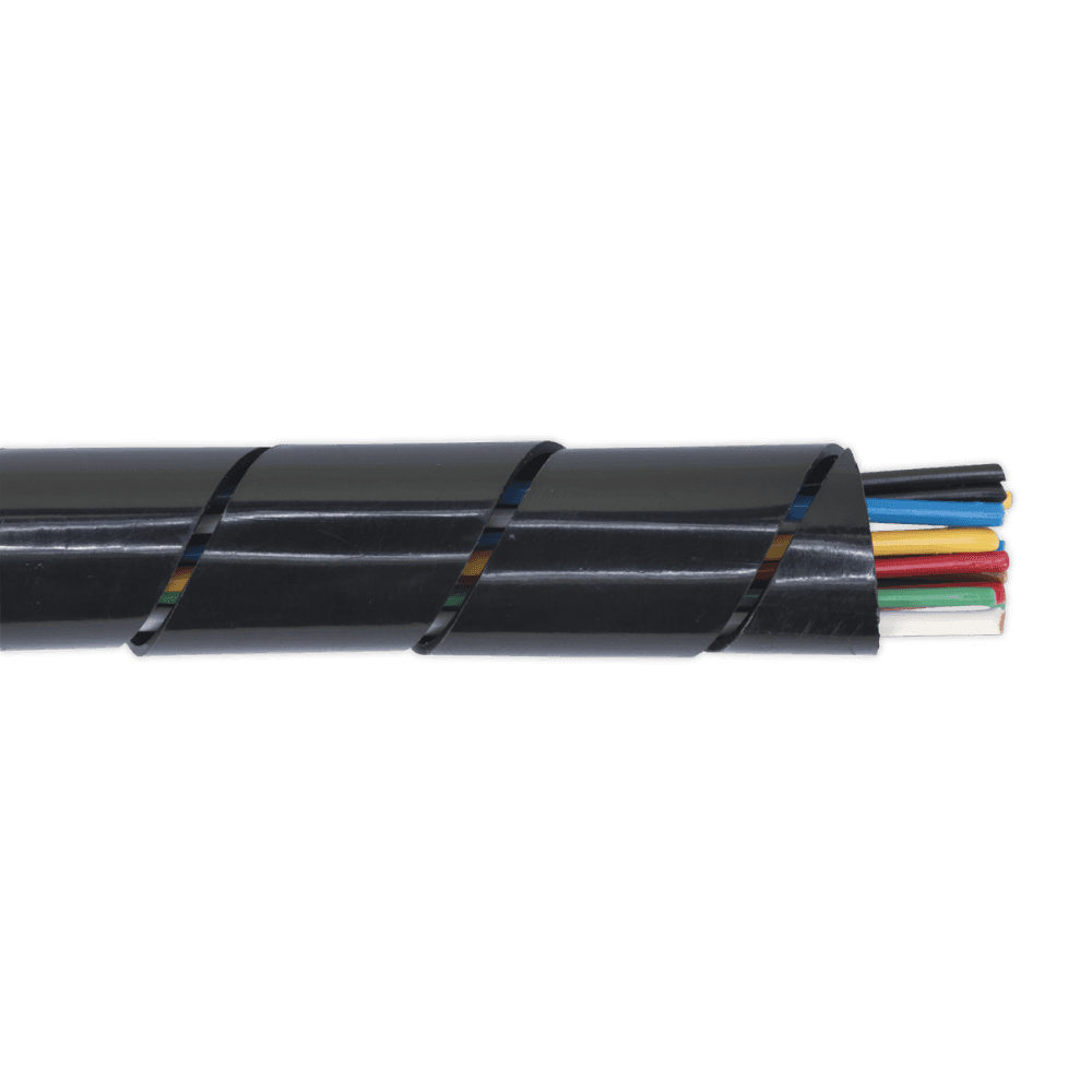 Sealey Spiral Wrap Cable Sleeving 22-44mm 10m Model No- SWS2244