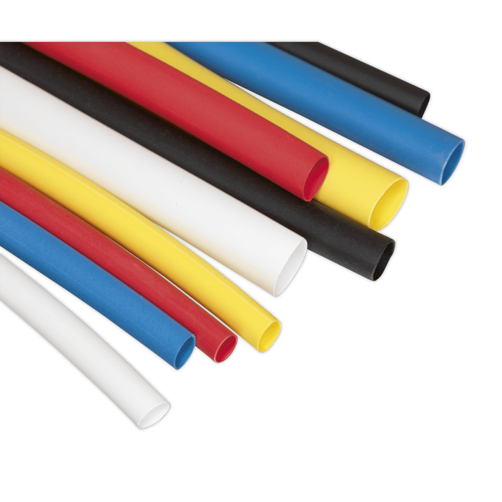 Sealey Heat Shrink Tubing Mixed Colours 50 & 100mm 180pc Model No- HST501MC