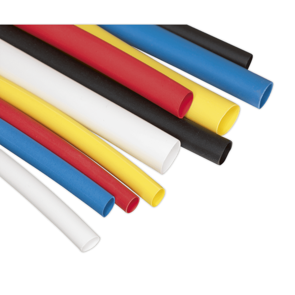 Sealey Heat Shrink Tubing Mixed Colours 50 & 100mm 180pc Model No- HST501MC