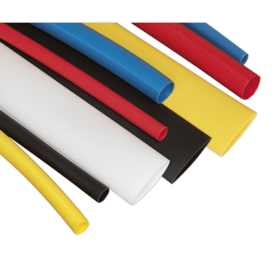 Sealey Heat Shrink Tubing Mixed Colours 100mm 95pc Model No- HST100MC