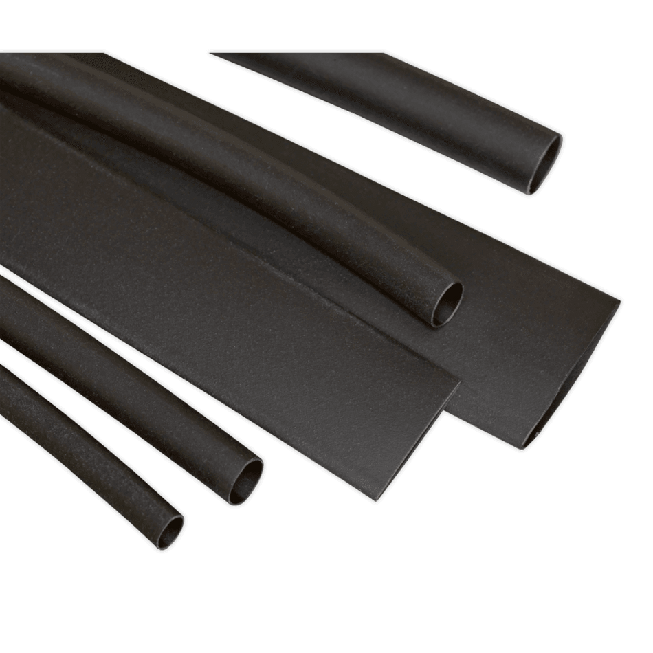 Sealey Heat Shrink Tubing Black 100mm 95pc Model No- HST100B