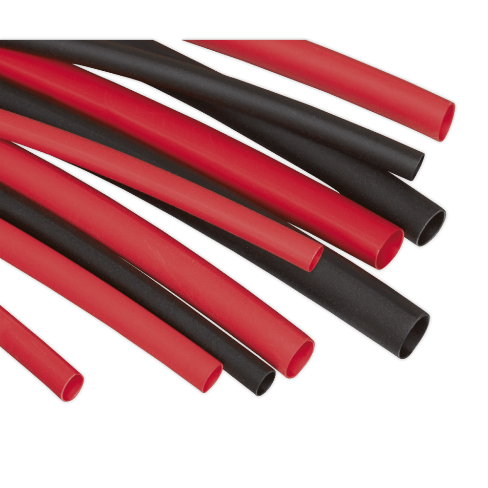 Sealey Heat Shrink Tubing Black & Red 50 & 100mm 180pc Model No- HST501BR