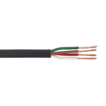 Sealey 30m Thin Wall Automotive Cable 4 x 0.75mm² 24/0.20mm - Black Model No-20268