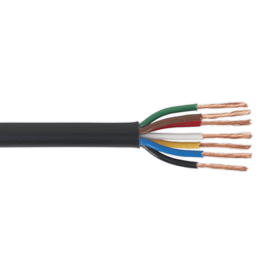 Sealey Thin Wall Cable 7 x 0.75mmÃ‡Â« 24/0.20mm 30mtr Black Model No-20269