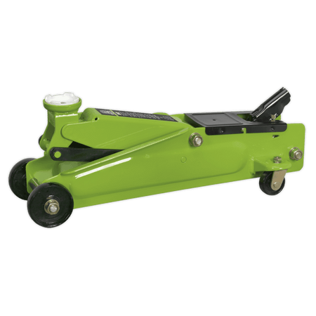 Sealey Trolley Jack 3tonne Long Chassis Heavy-Duty Hi-Vis Model No-19712