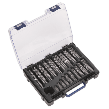 Sealey HSS Fully Ground Drill Bit Assortment 1-10mm 170pc Model No-19851