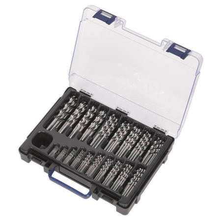 Sealey HSS Fully Ground Drill Bit Assortment 1-10mm 170pc Model No-19851
