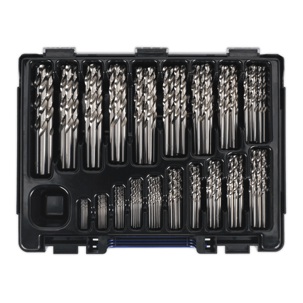 Sealey HSS Fully Ground Drill Bit Assortment 1-10mm 170pc Model No-19851