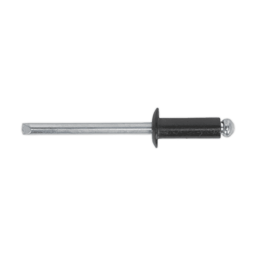 Sealey Aluminium Rivet Black Standard Flange 4 x 10mm Pack of 200 Model No-19868