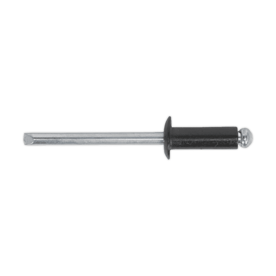 Sealey Aluminium Rivet Black Standard Flange 4 x 10mm Pack of 200 Model No-19868