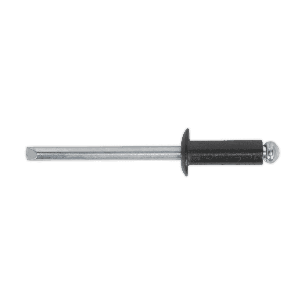 Sealey Aluminium Rivet Black Standard Flange 4.8 x 14mm Pack of 200 Model No-19877