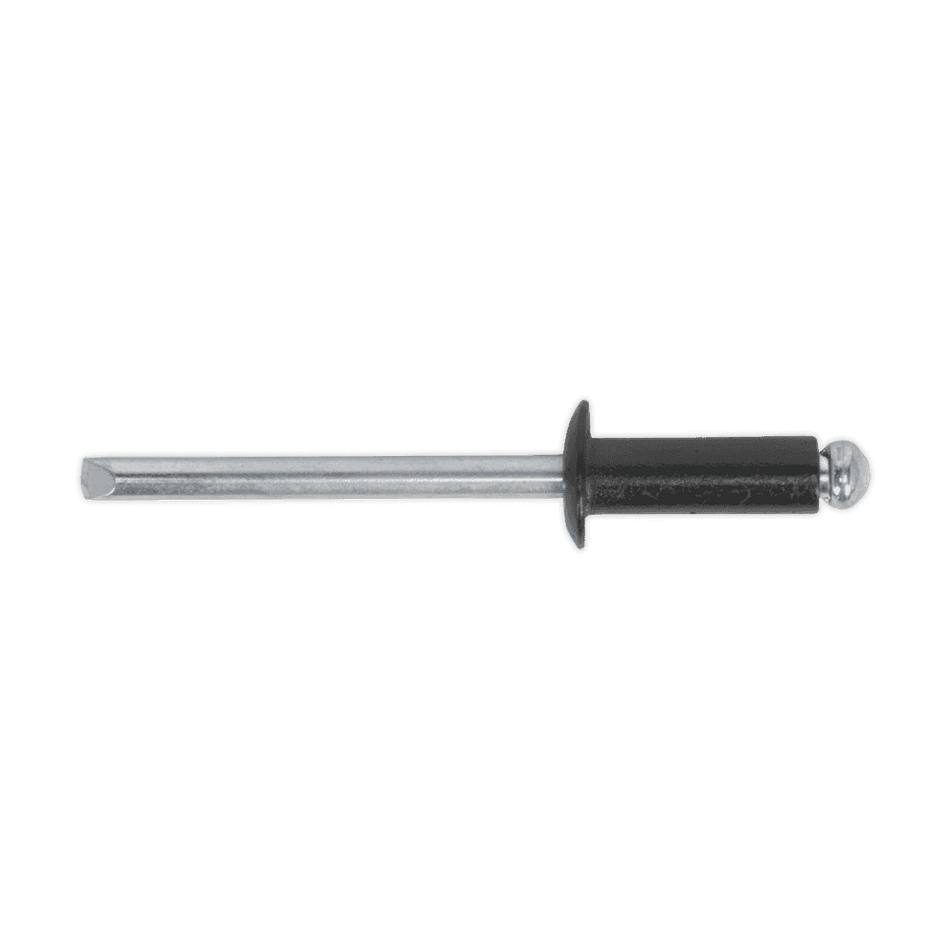 Sealey Aluminium Rivet Black Standard Flange 4.8 x 14mm Pack of 200 Model No-19877