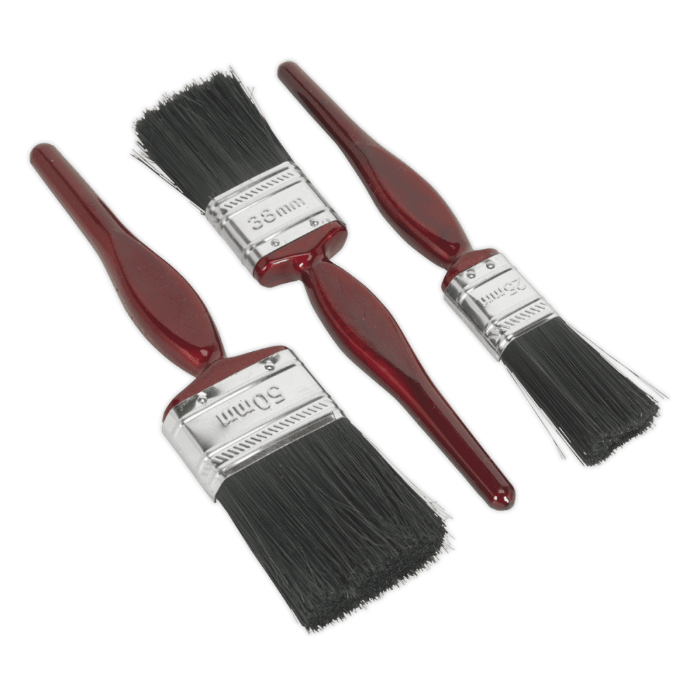 Sealey General Purpose Paint Brush Set 3pc Model No-19901