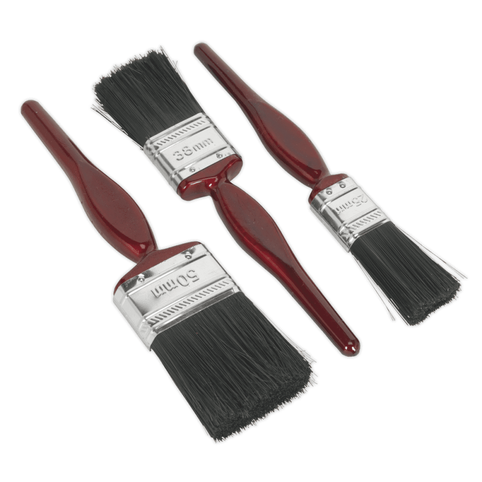 Sealey General Purpose Paint Brush Set 3pc Model No-19901