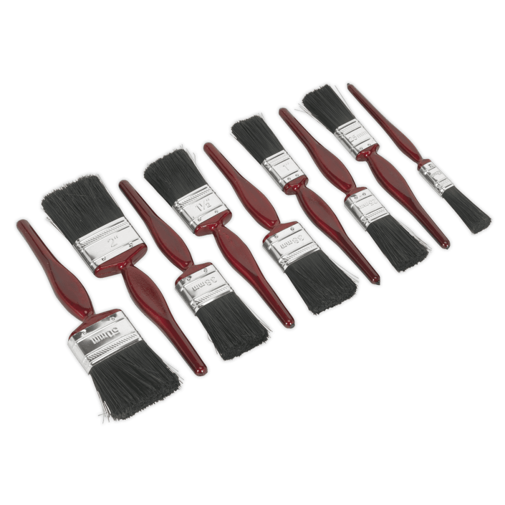 Sealey General Purpose Paint Brush Set 9pc Model No-19902