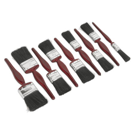 Sealey General Purpose Paint Brush Set 9pc Model No-19902