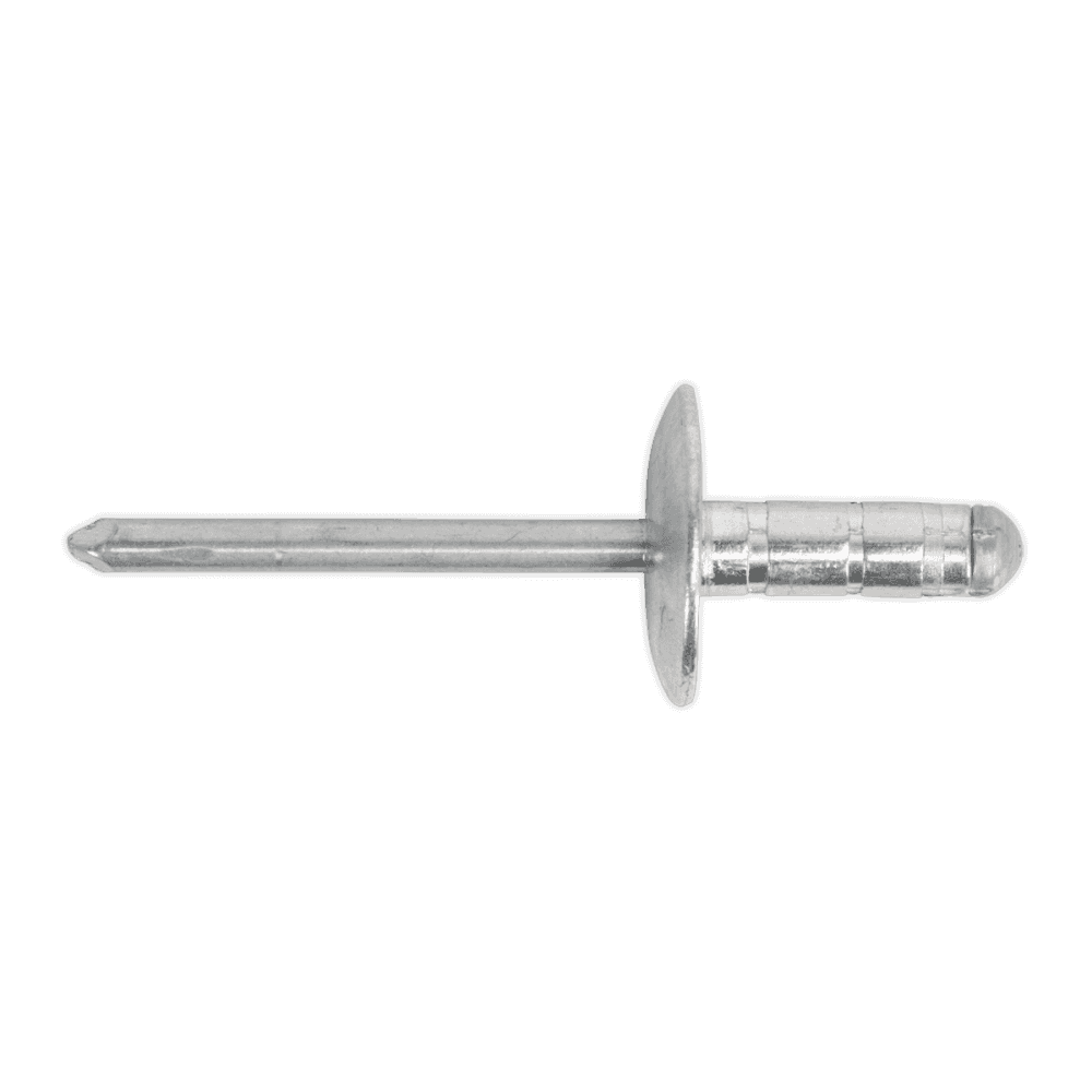 Sealey Aluminium Multi-Grip Rivet Large Flange 4.8 x 13mm Pack of 200 Model No-19916