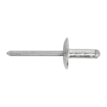 Sealey Aluminium Multi-Grip Rivet Large Flange 4.8 x 13mm Pack of 200 Model No-19916