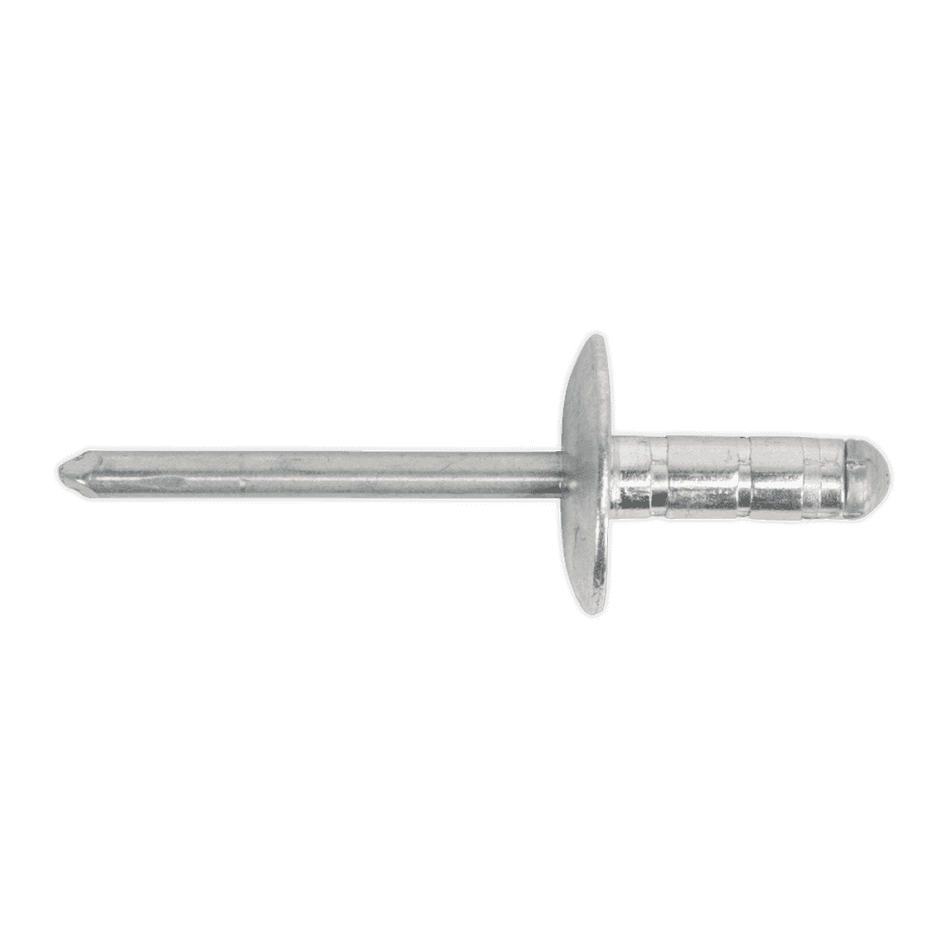 Sealey Aluminium Multi-Grip Rivet Large Flange 4.8 x 13mm Pack of 200 Model No-19916