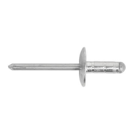 Sealey Aluminium Multi-Grip Rivet Large Flange 4.8 x 19mm Pack of 200 Model No-19919