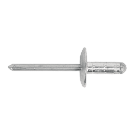 Sealey Aluminium Multi-Grip Rivet Large Flange 4.8 x 27mm Pack of 100 Model No-19921
