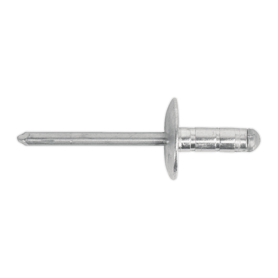 Sealey Aluminium Multi-Grip Rivet Large Flange 4.8 x 27mm Pack of 100 Model No-19921