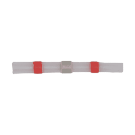 Sealey Heat Shrink Butt Connector Solder Terminal 22-18 AWG Red Pack of 25 Model No-19951