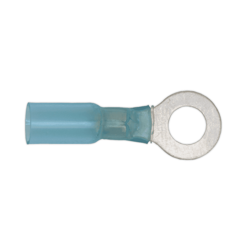 Sealey Heat Shrink Ring Terminal 8.4mm, Blue - Pack of 25 Model No-19961