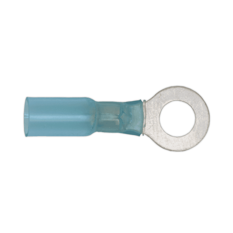 Sealey Heat Shrink Ring Terminal 8.4mm Blue Pack of 25 Model No-19961