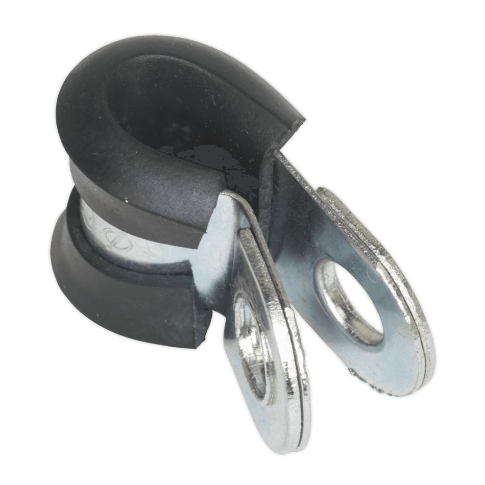 Sealey P-Clip Rubber Lined 6mm Pack of 25 Model No-20004