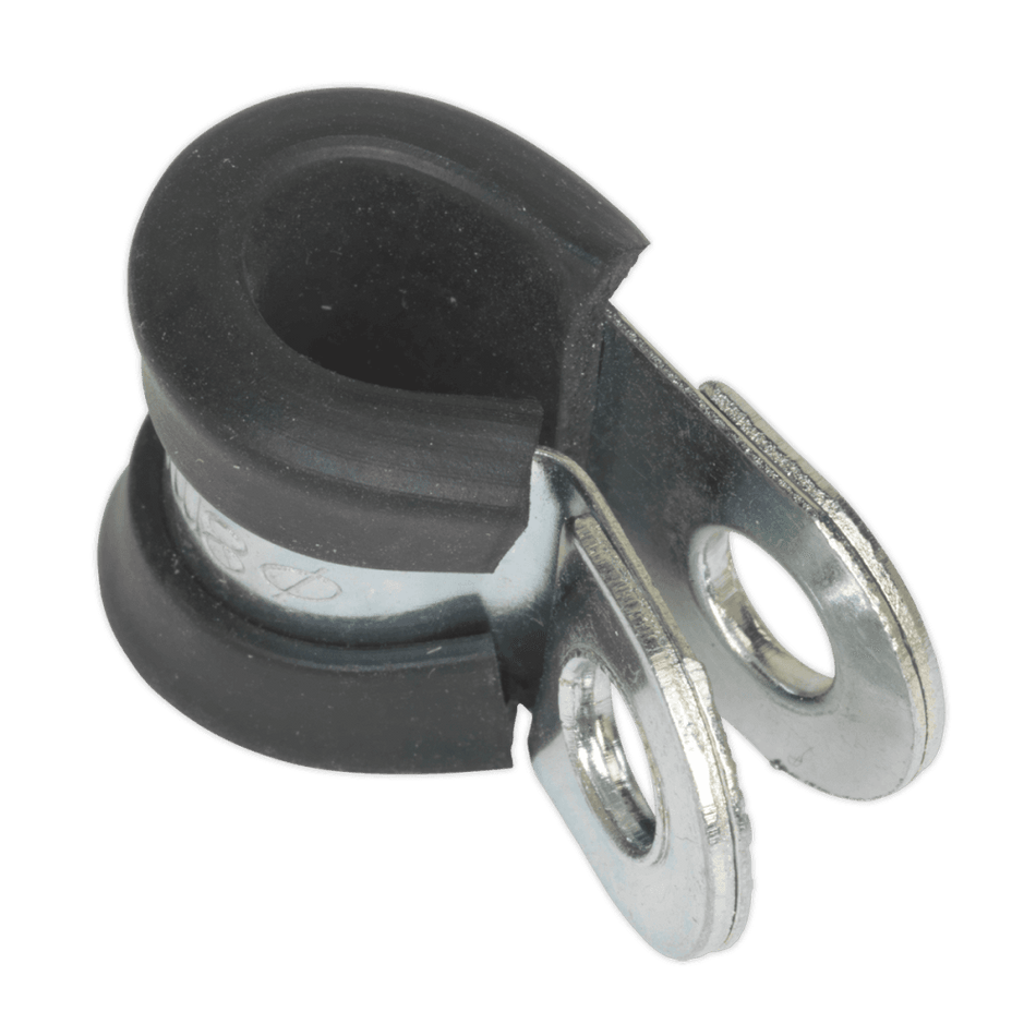 Sealey P-Clip Rubber Lined 8mm Pack of 25 Model No-20005