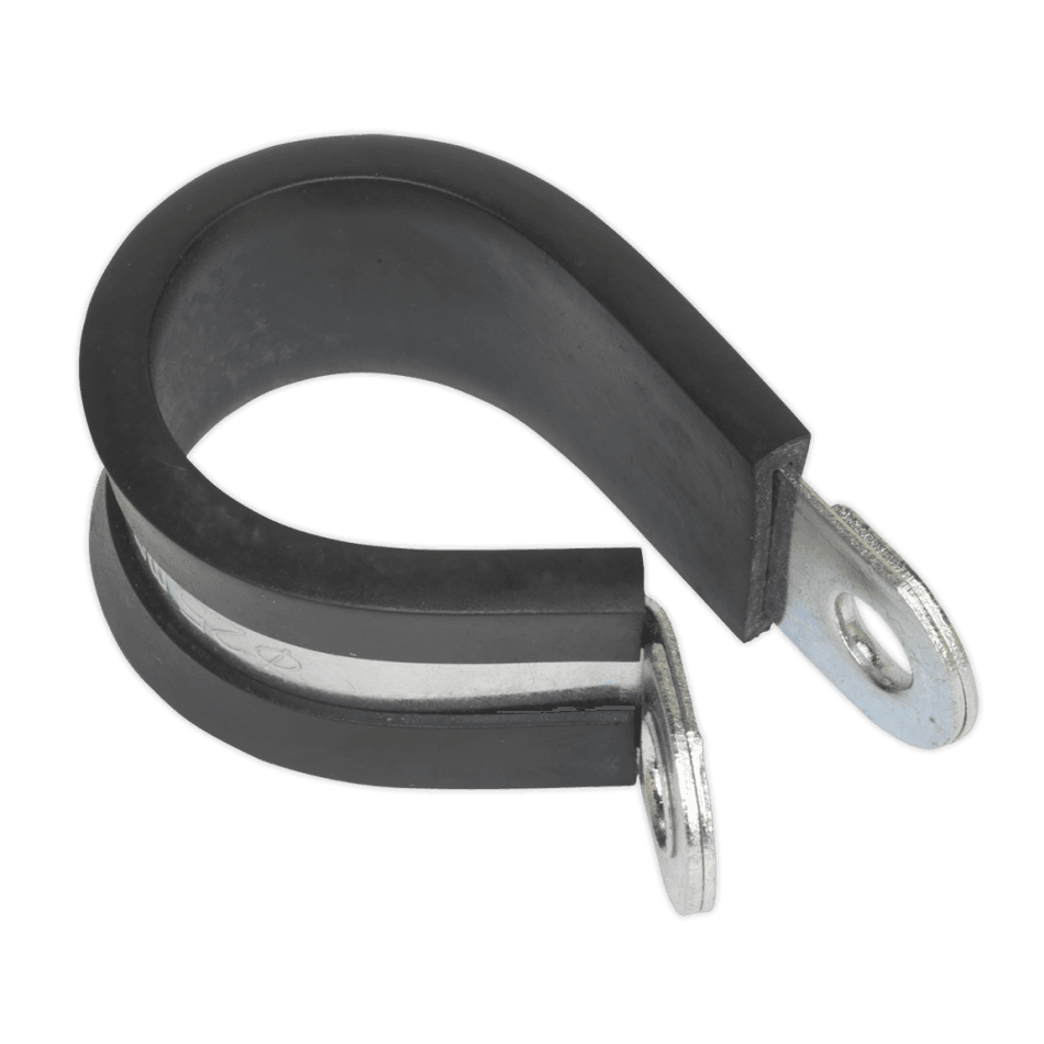 Sealey P-Clip Rubber Lined 25mm Pack of 25 Model No-20008