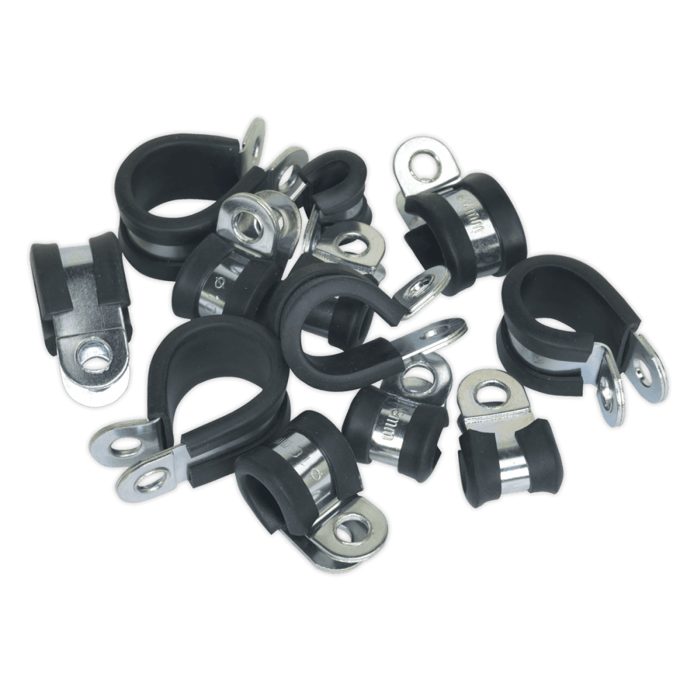 Sealey P-Clip Rubber Lined Assortment 60pc Model No-20011