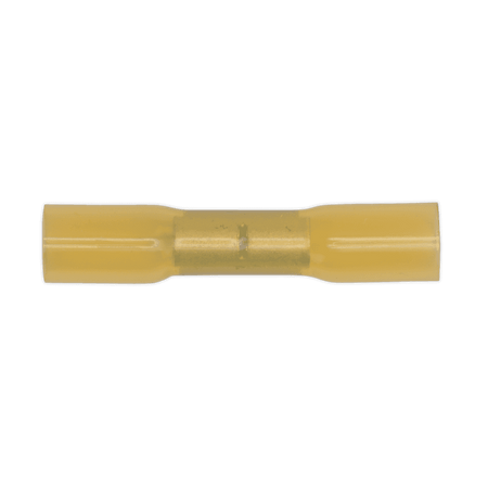 Sealey Heat Shrink Butt Connector Terminal 6.8mm, Yellow - Pack of 50 Model No-20018
