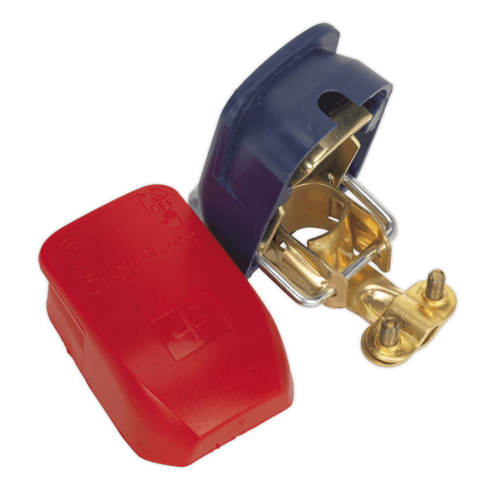 Sealey Quick Release Positive-Negative Battery Clamps - Pair Model No-20055