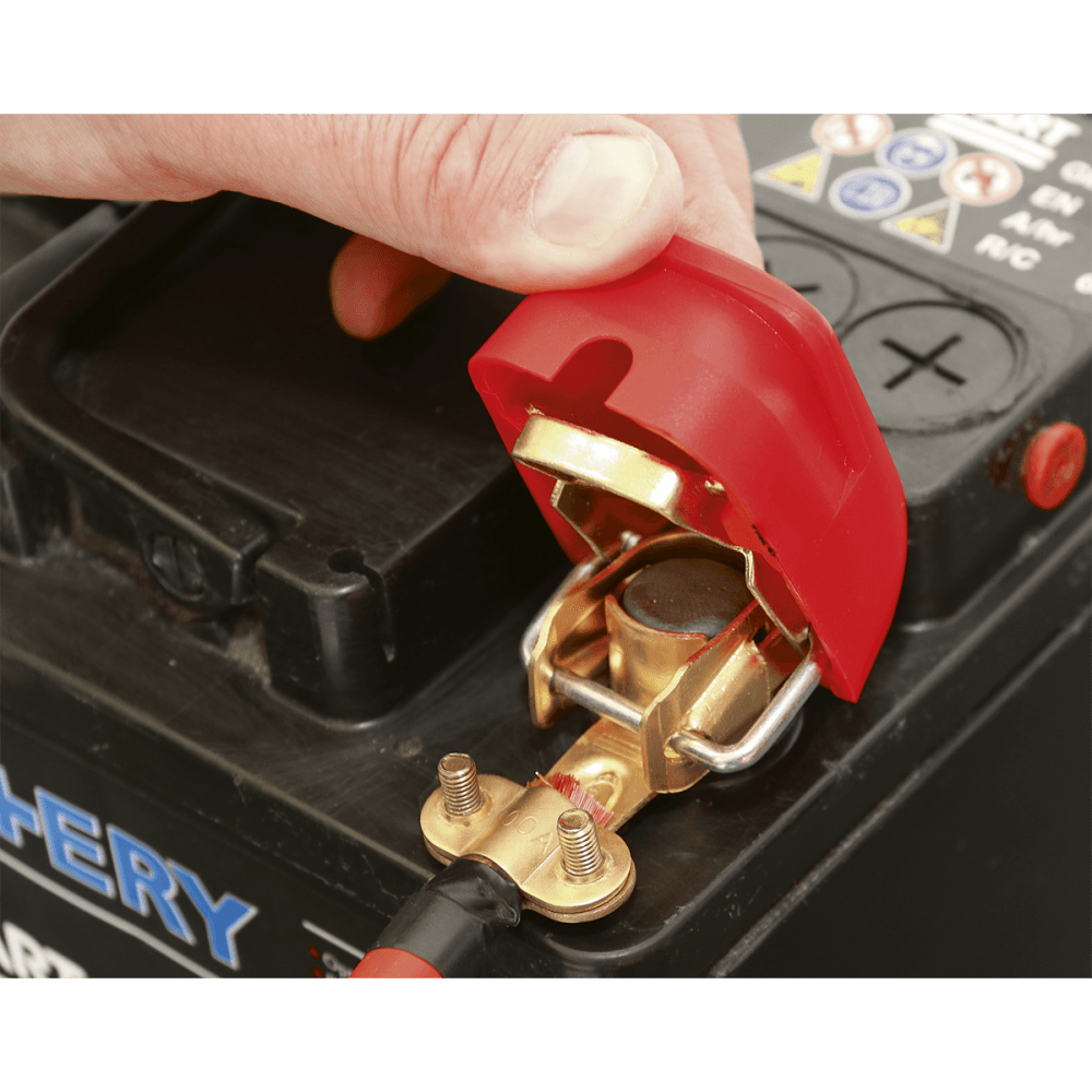 Sealey Quick Release Positive-Negative Battery Clamps - Pair Model No-20055