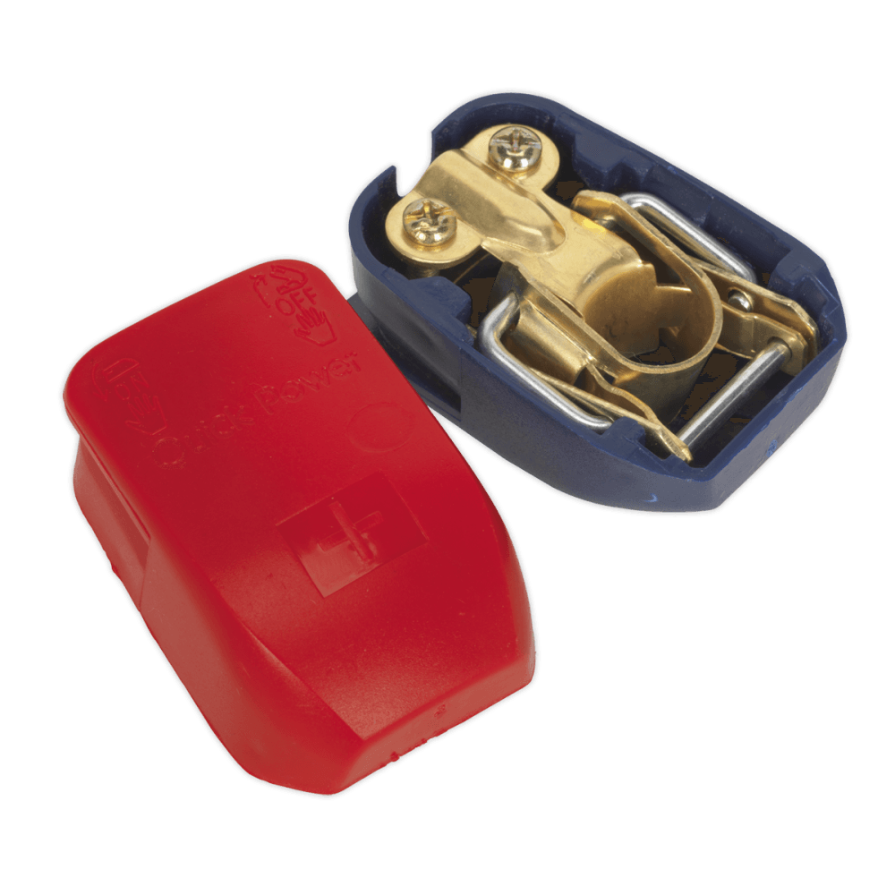 Sealey Quick Release Positive-Negative Battery Clamps - Pair Model No-20055
