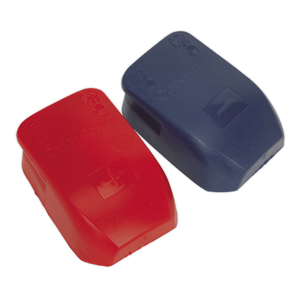 Sealey Quick Release Positive-Negative Battery Clamps - Pair Model No-20055