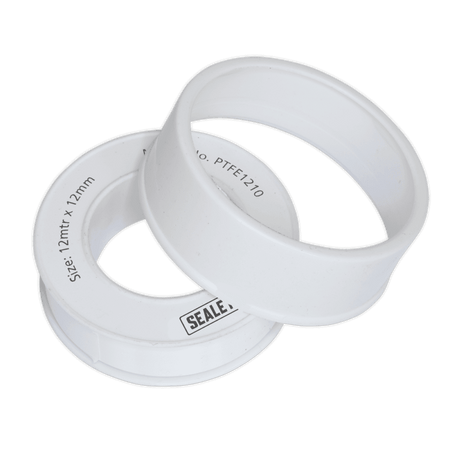 Sealey PTFE Thread Sealing Tape 12mtr x 12mm Pack of 10 Model No-20076